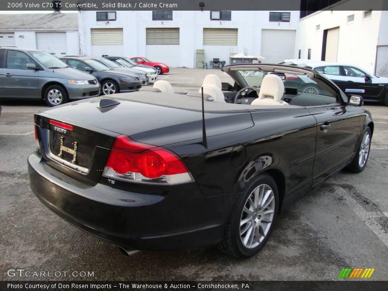 Solid Black / Calcite Cream 2006 Volvo C70 T5 Convertible
