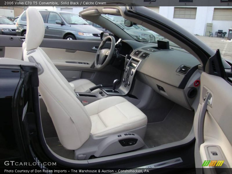 Solid Black / Calcite Cream 2006 Volvo C70 T5 Convertible