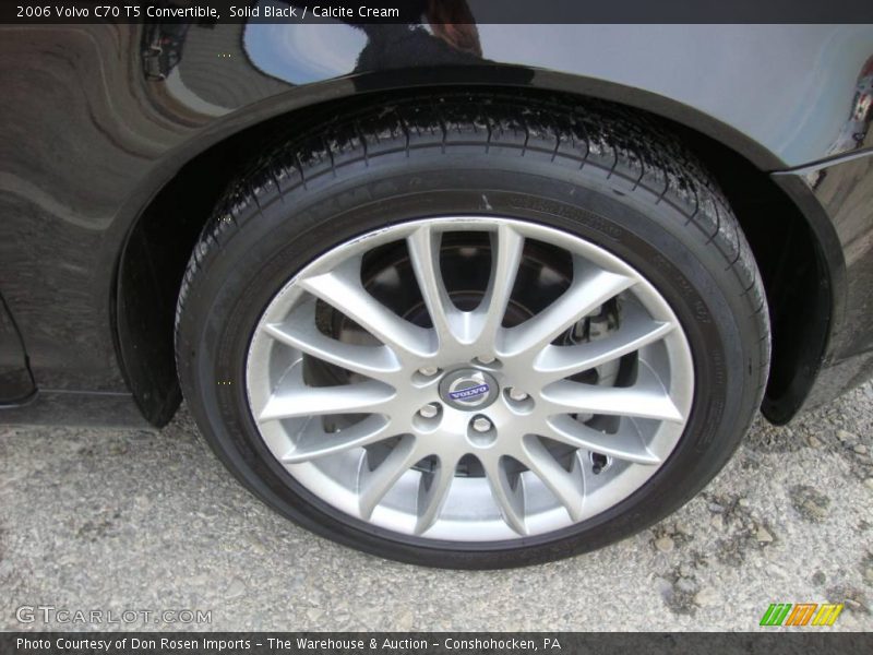 Solid Black / Calcite Cream 2006 Volvo C70 T5 Convertible
