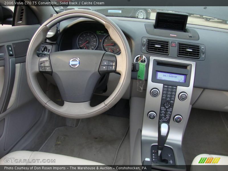 Solid Black / Calcite Cream 2006 Volvo C70 T5 Convertible