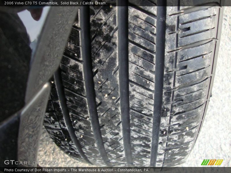 Solid Black / Calcite Cream 2006 Volvo C70 T5 Convertible
