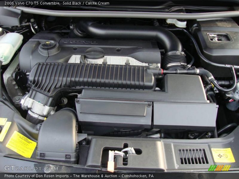 Solid Black / Calcite Cream 2006 Volvo C70 T5 Convertible