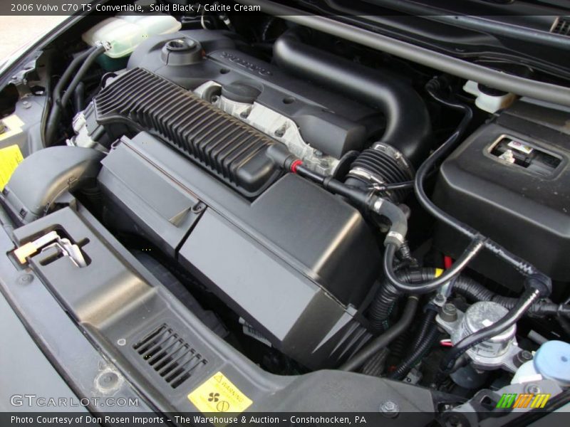 Solid Black / Calcite Cream 2006 Volvo C70 T5 Convertible