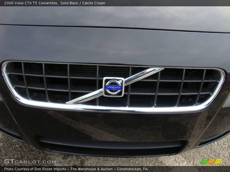 Solid Black / Calcite Cream 2006 Volvo C70 T5 Convertible