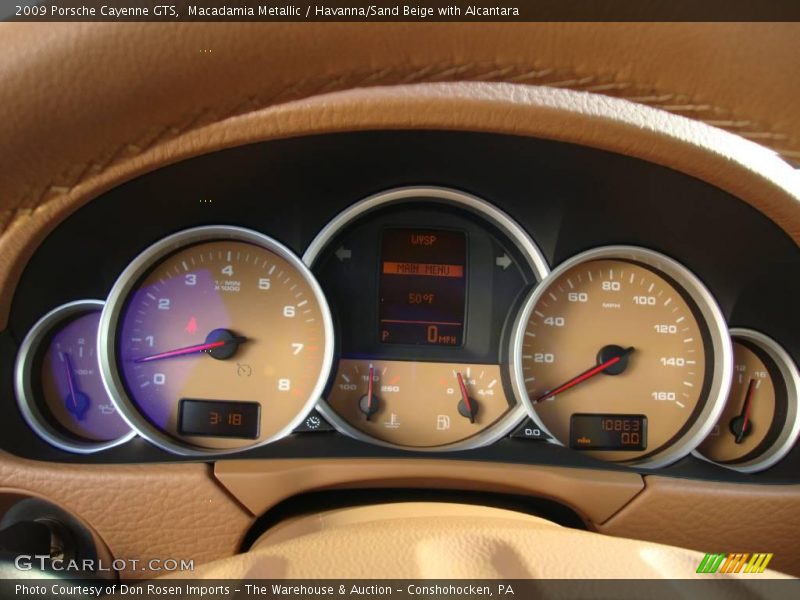 Macadamia Metallic / Havanna/Sand Beige with Alcantara 2009 Porsche Cayenne GTS