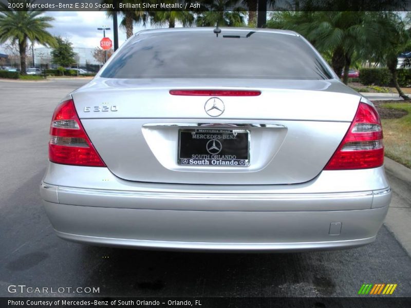 Brilliant Silver Metallic / Ash 2005 Mercedes-Benz E 320 Sedan