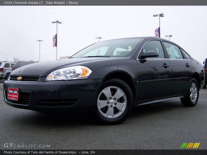 Slate Metallic / Ebony 2009 Chevrolet Impala LT