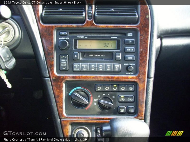 Super White / Black 1999 Toyota Celica GT Convertible