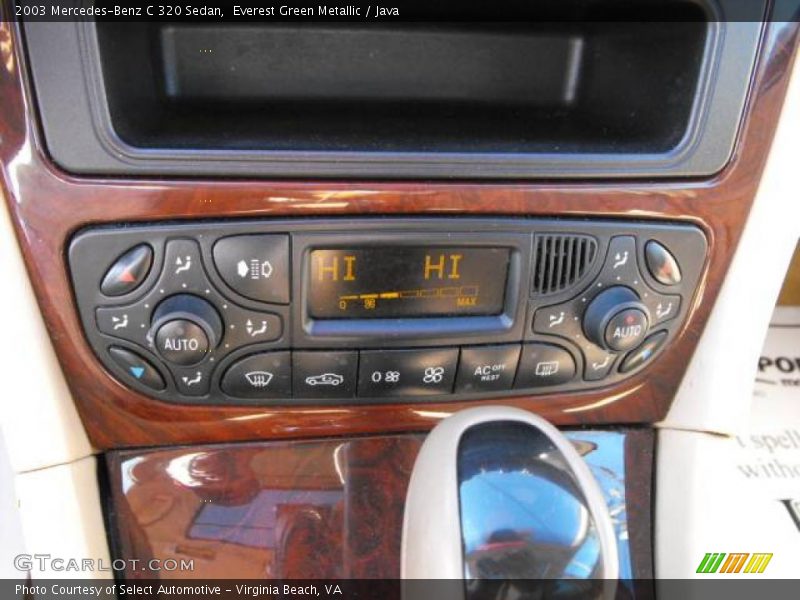 Everest Green Metallic / Java 2003 Mercedes-Benz C 320 Sedan