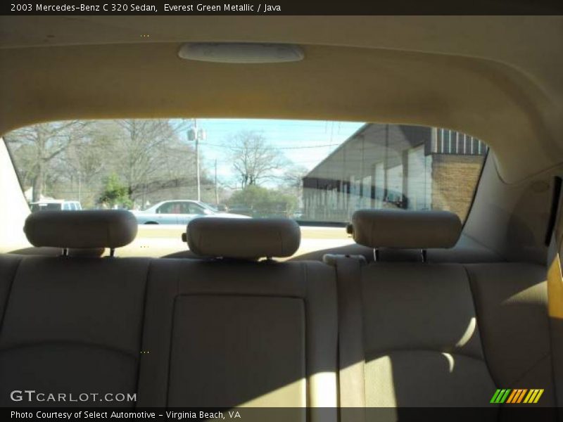 Everest Green Metallic / Java 2003 Mercedes-Benz C 320 Sedan