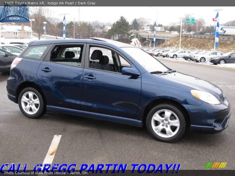 Indigo Ink Pearl / Dark Gray 2005 Toyota Matrix XR