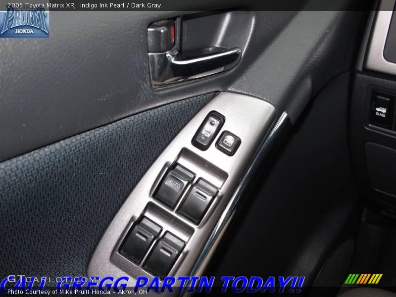 Indigo Ink Pearl / Dark Gray 2005 Toyota Matrix XR