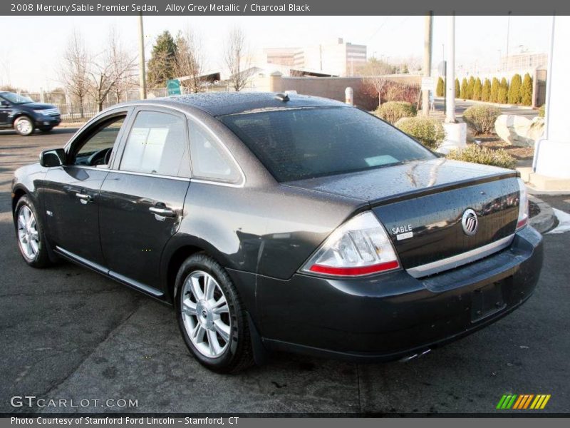 Alloy Grey Metallic / Charcoal Black 2008 Mercury Sable Premier Sedan