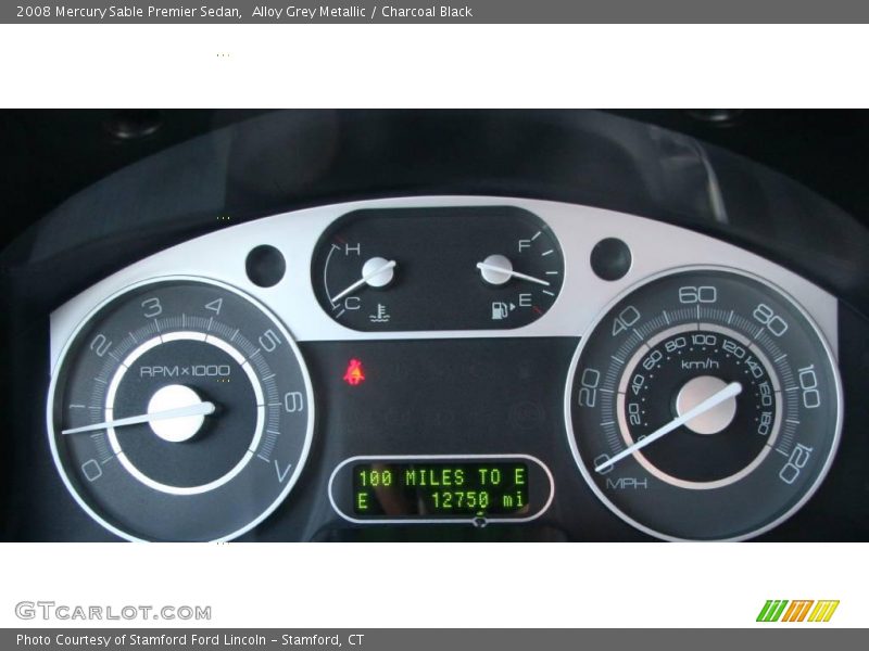 Alloy Grey Metallic / Charcoal Black 2008 Mercury Sable Premier Sedan