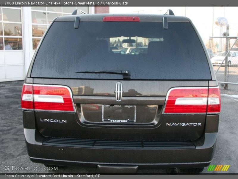 Stone Green Metallic / Charcoal Black 2008 Lincoln Navigator Elite 4x4