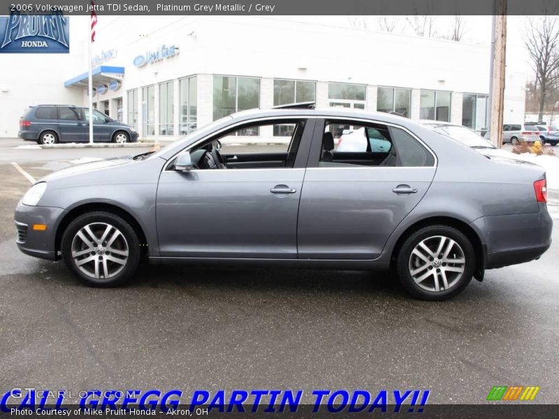 Platinum Grey Metallic / Grey 2006 Volkswagen Jetta TDI Sedan