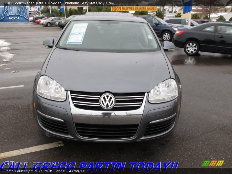 Platinum Grey Metallic / Grey 2006 Volkswagen Jetta TDI Sedan
