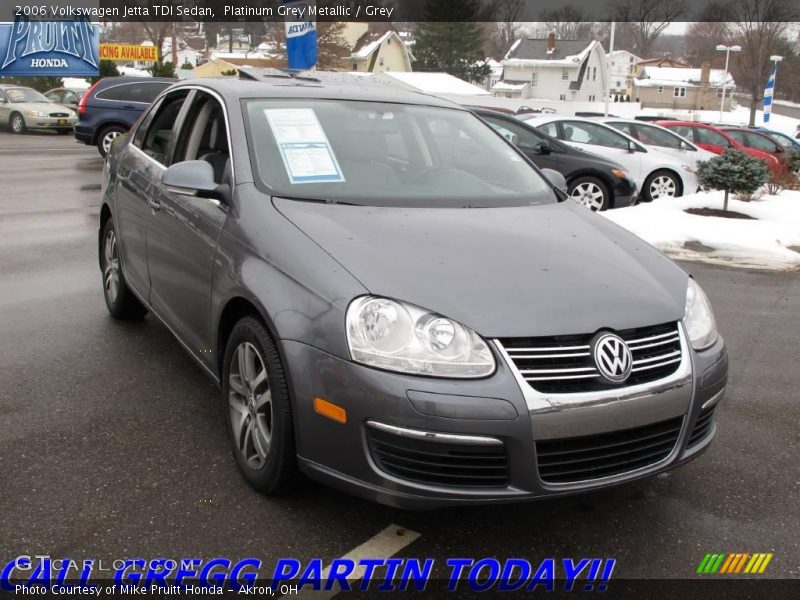 Platinum Grey Metallic / Grey 2006 Volkswagen Jetta TDI Sedan