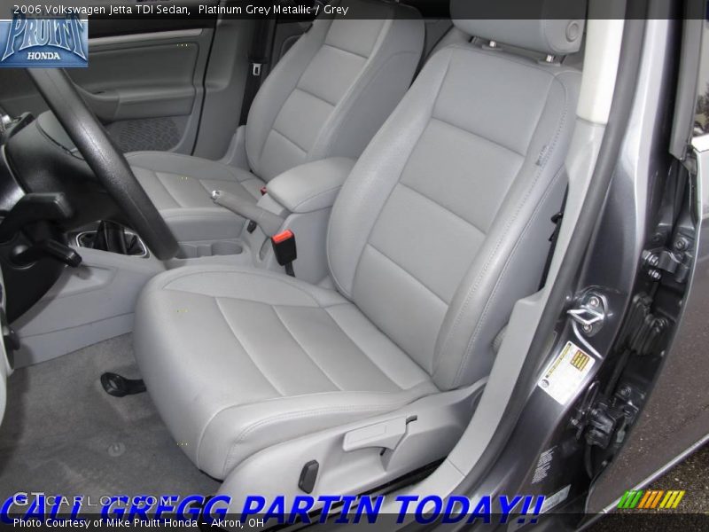 Platinum Grey Metallic / Grey 2006 Volkswagen Jetta TDI Sedan