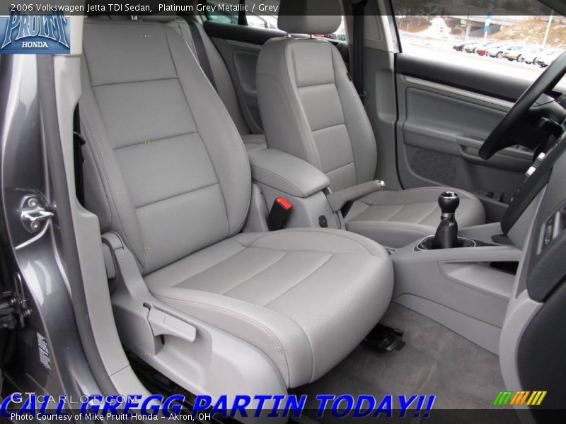 Platinum Grey Metallic / Grey 2006 Volkswagen Jetta TDI Sedan
