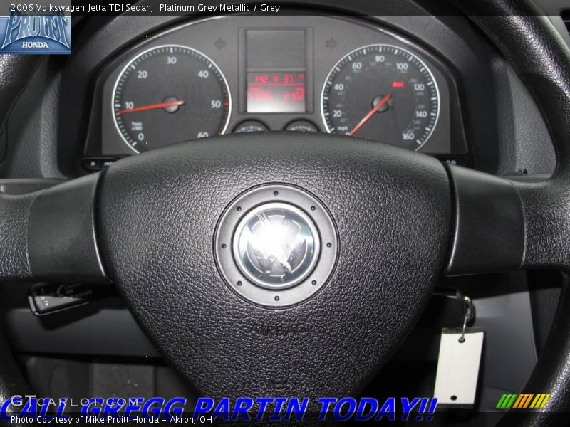Platinum Grey Metallic / Grey 2006 Volkswagen Jetta TDI Sedan