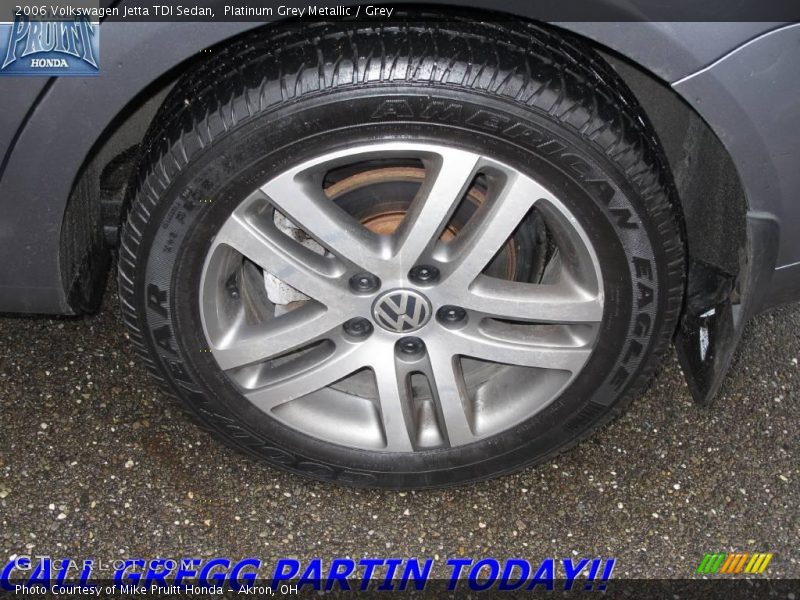 Platinum Grey Metallic / Grey 2006 Volkswagen Jetta TDI Sedan