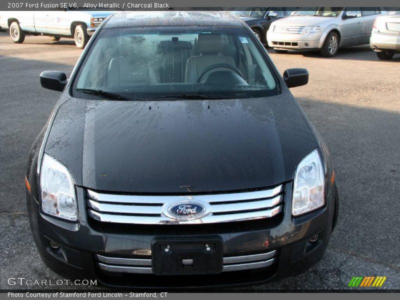 Alloy Metallic / Charcoal Black 2007 Ford Fusion SE V6