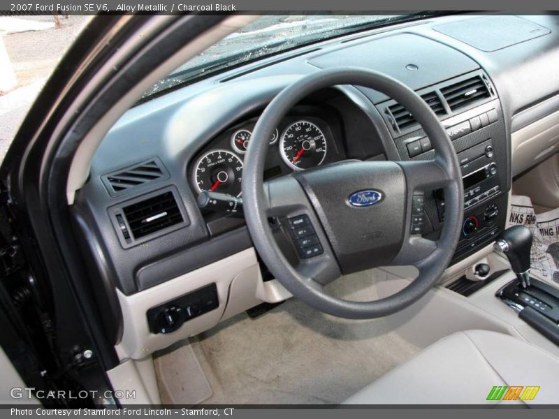 Alloy Metallic / Charcoal Black 2007 Ford Fusion SE V6