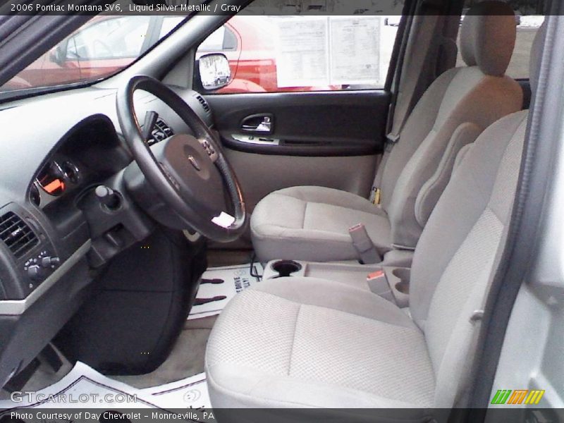 Liquid Silver Metallic / Gray 2006 Pontiac Montana SV6