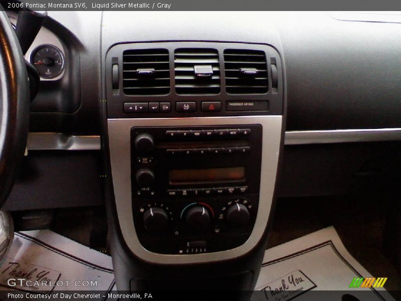 Liquid Silver Metallic / Gray 2006 Pontiac Montana SV6