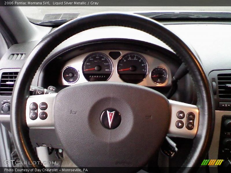 Liquid Silver Metallic / Gray 2006 Pontiac Montana SV6