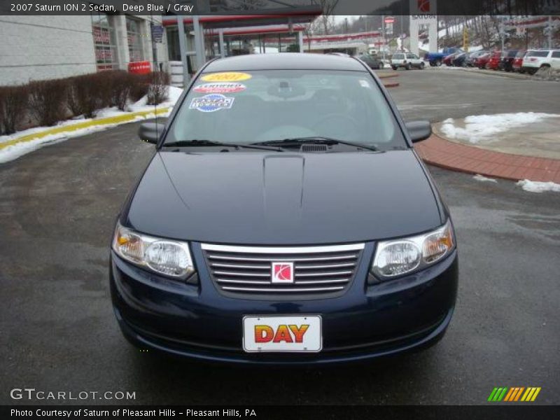 Deep Blue / Gray 2007 Saturn ION 2 Sedan