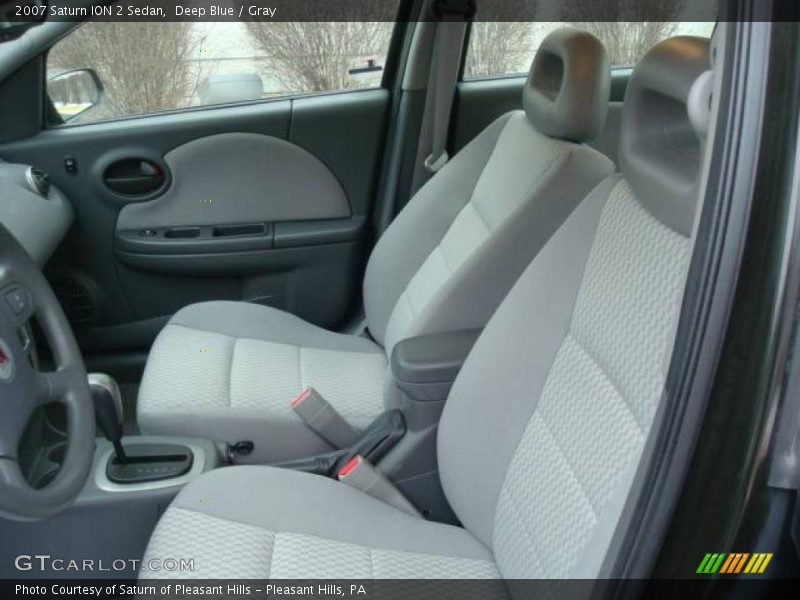 Deep Blue / Gray 2007 Saturn ION 2 Sedan