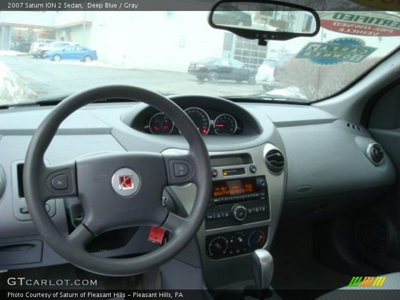 Deep Blue / Gray 2007 Saturn ION 2 Sedan