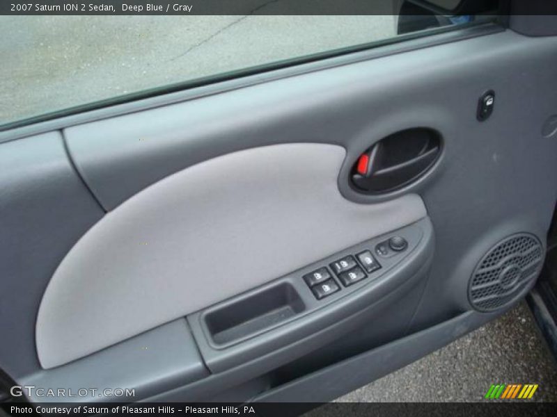 Deep Blue / Gray 2007 Saturn ION 2 Sedan