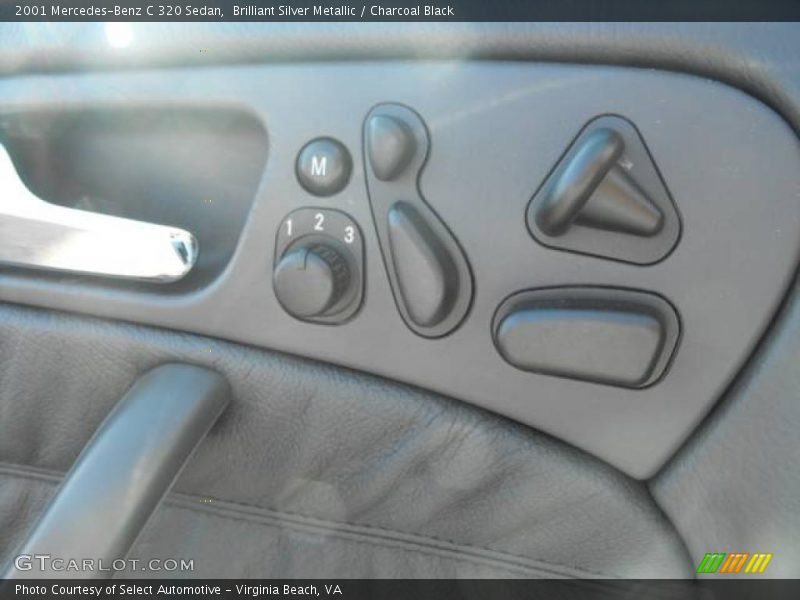 Brilliant Silver Metallic / Charcoal Black 2001 Mercedes-Benz C 320 Sedan