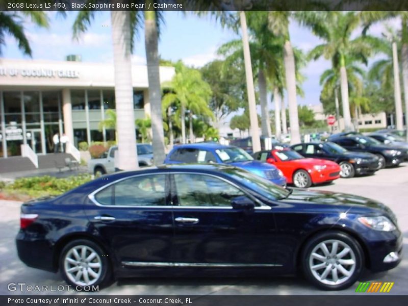 Black Sapphire Blue Pearl / Cashmere 2008 Lexus LS 460