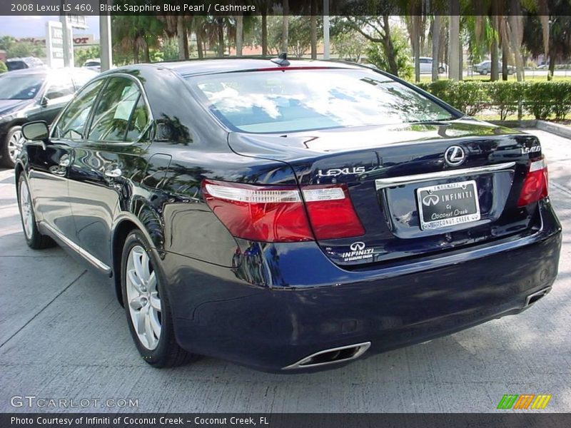 Black Sapphire Blue Pearl / Cashmere 2008 Lexus LS 460