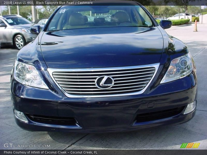 Black Sapphire Blue Pearl / Cashmere 2008 Lexus LS 460