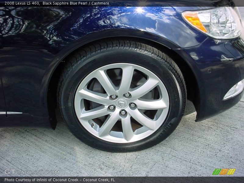 Black Sapphire Blue Pearl / Cashmere 2008 Lexus LS 460