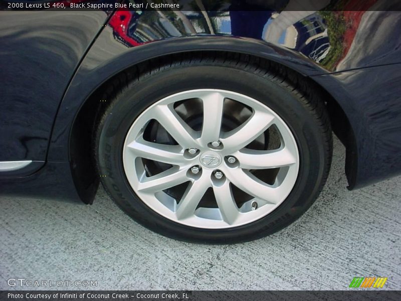 Black Sapphire Blue Pearl / Cashmere 2008 Lexus LS 460