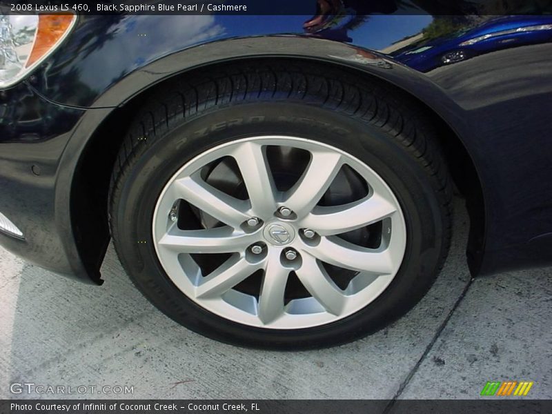 Black Sapphire Blue Pearl / Cashmere 2008 Lexus LS 460