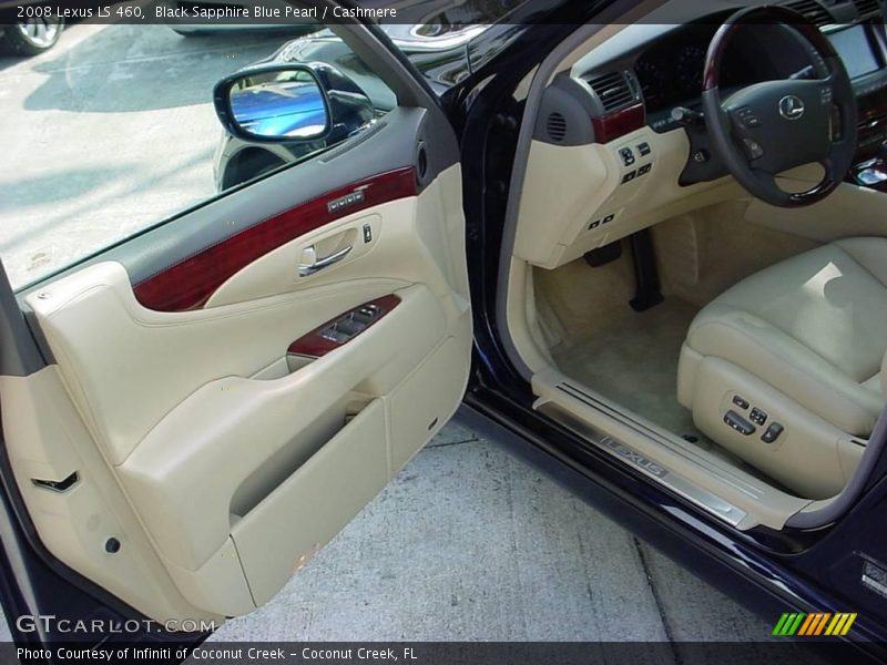 Black Sapphire Blue Pearl / Cashmere 2008 Lexus LS 460