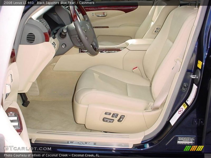 Black Sapphire Blue Pearl / Cashmere 2008 Lexus LS 460