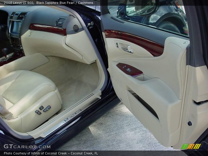 Black Sapphire Blue Pearl / Cashmere 2008 Lexus LS 460