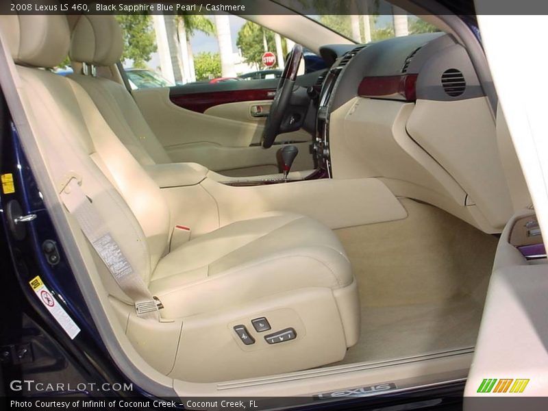 Black Sapphire Blue Pearl / Cashmere 2008 Lexus LS 460