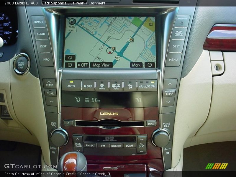 Black Sapphire Blue Pearl / Cashmere 2008 Lexus LS 460
