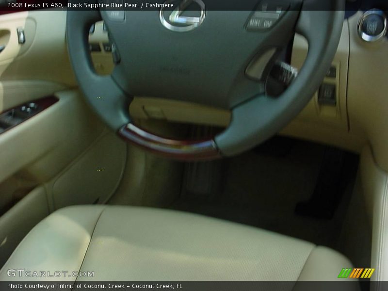 Black Sapphire Blue Pearl / Cashmere 2008 Lexus LS 460