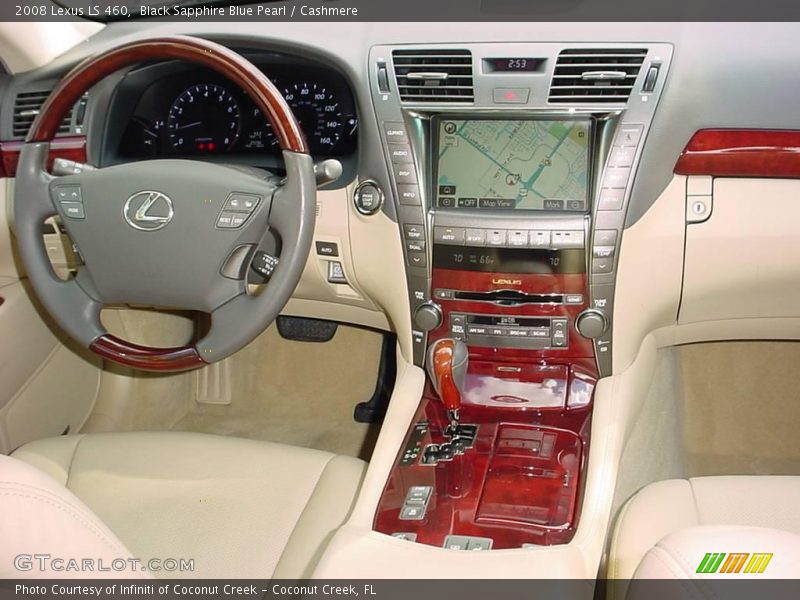 Black Sapphire Blue Pearl / Cashmere 2008 Lexus LS 460