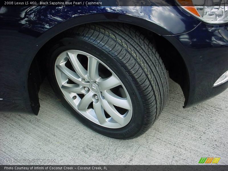 Black Sapphire Blue Pearl / Cashmere 2008 Lexus LS 460